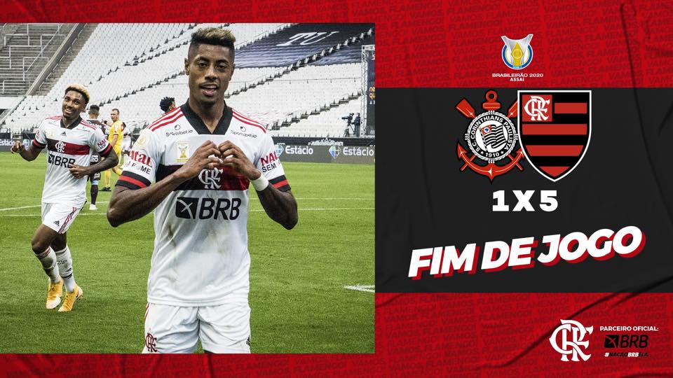 Com derrota do Flamengo, Corinthians segue como último brasileiro